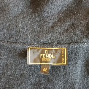 Black Fendi sweater, sz 42